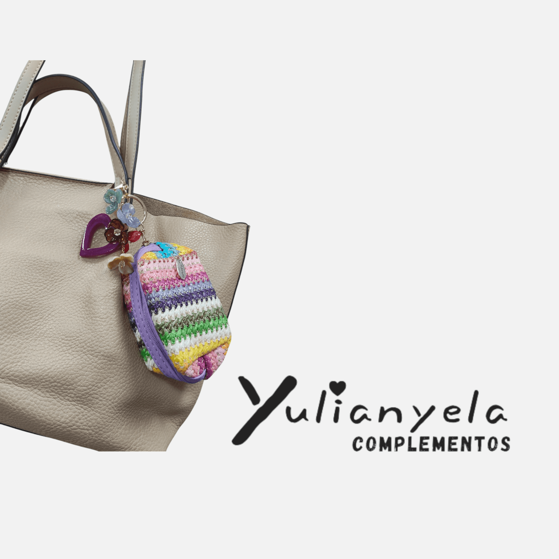 LLAVERO MONEDERO MULTICOLOR - 2