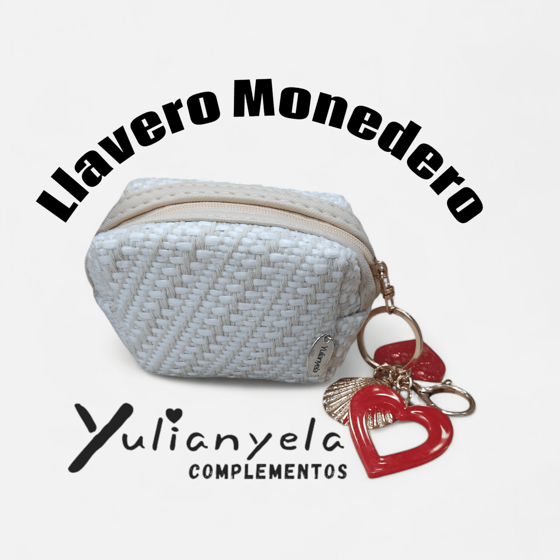 LLAVERO MONEDERO BLANCO - 2